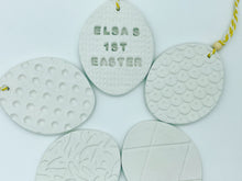 Load image into Gallery viewer, Personalised knit print Easter Egg