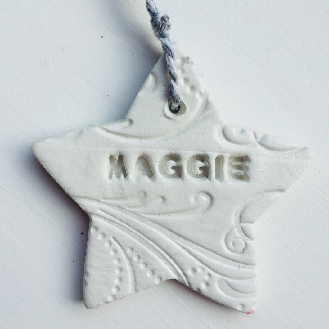 Personalised Star Wedding favour