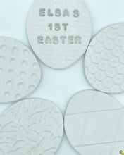 Load image into Gallery viewer, Personalised cross print Easter Egg
