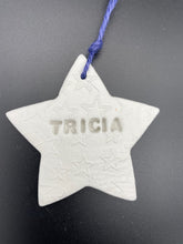 Load image into Gallery viewer, personalised infinity star ornament