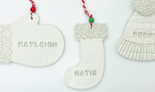 Load image into Gallery viewer, Personalised woolly hat ornament