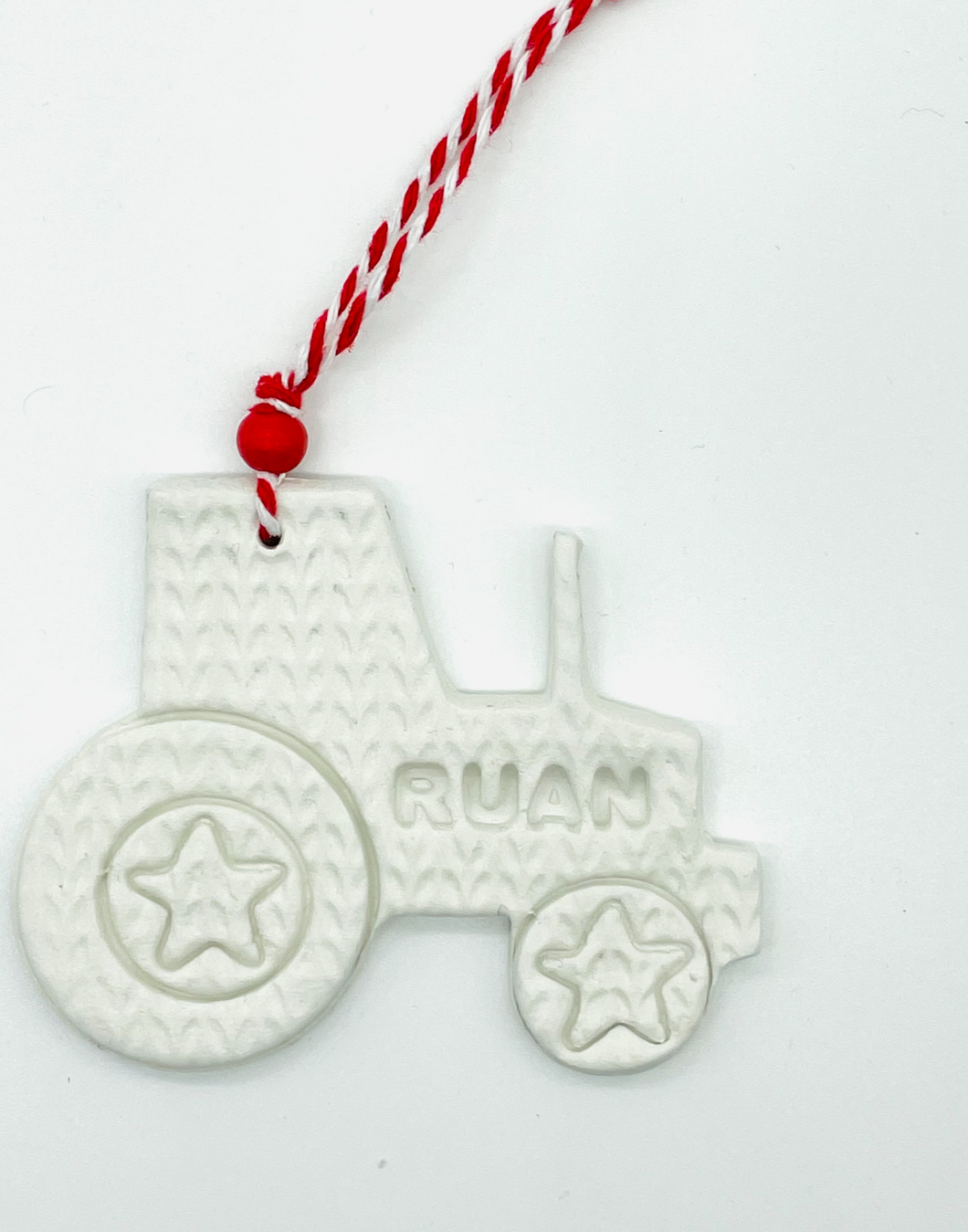Personalised Tractor ornament