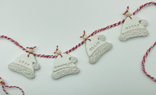 Load image into Gallery viewer, Little Santa hat garland