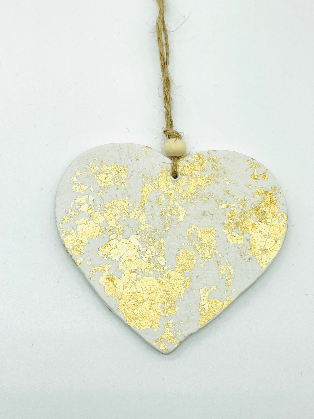 Gold leaf heart