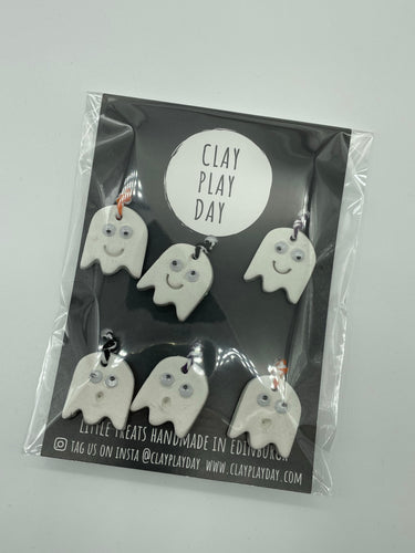 Teeny ghost mini tags